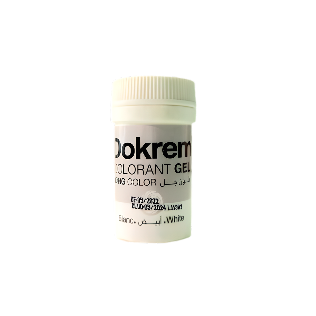 COLORANT GEL BLANC 30GR DOKREM