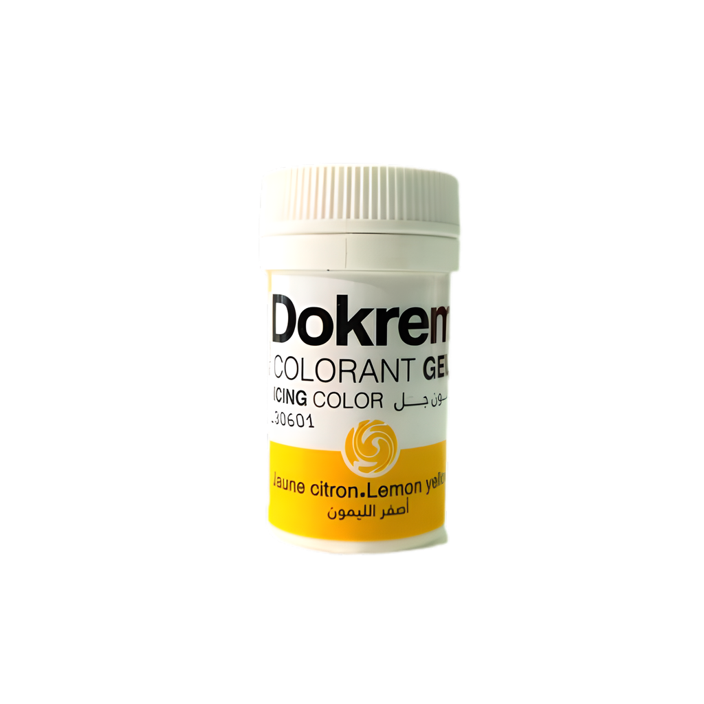 COLORANT GEL JAUNE CITRON 30GR DOKREM