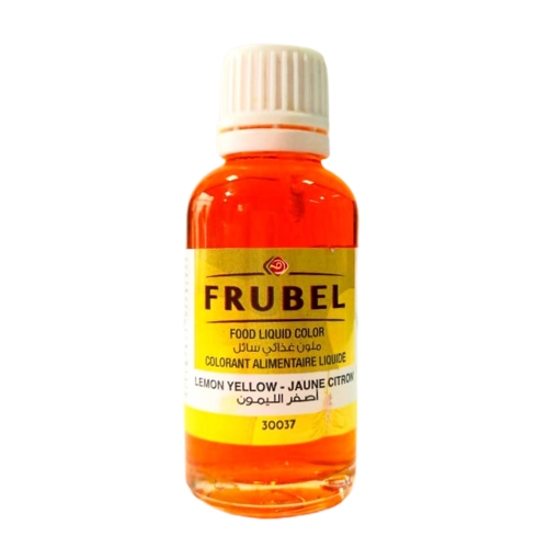 COLORANT LIQUIDE JAUNE CITRON 30CC FRUBEL