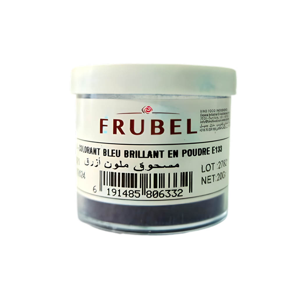 Colorant poudre bleu 20gr Frubel