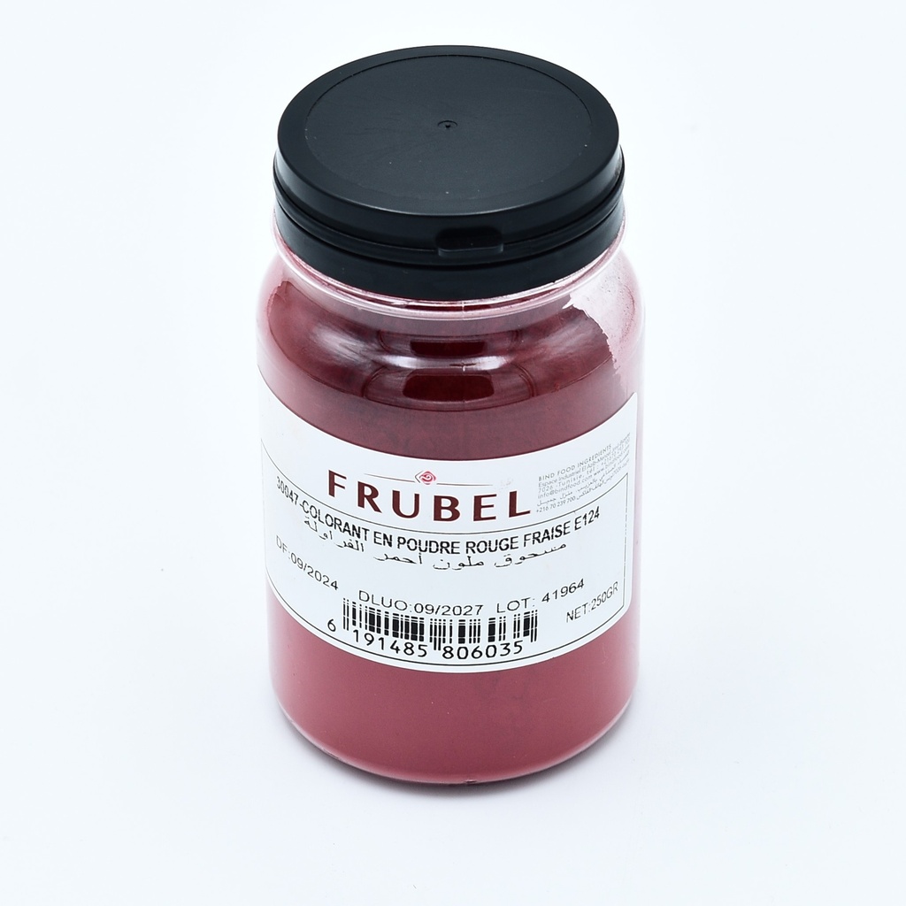 Colorant poudre jaune citron 1kg FRUBEL