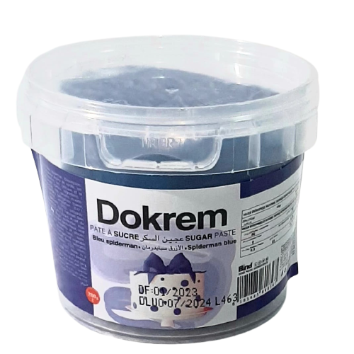 PÂTE A SUCRE BLEU SPIDERMAN 200GR DOKREM