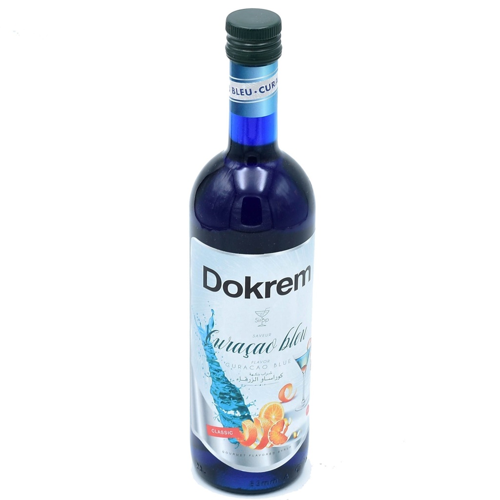 SIROP CURAÇAO BLEU  DOKREM 750ML