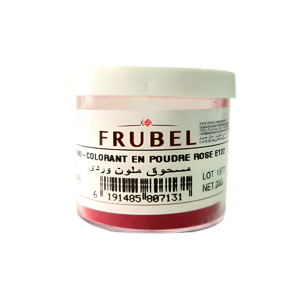 COLORANT POUDRE ROSE 20G FRUBEL