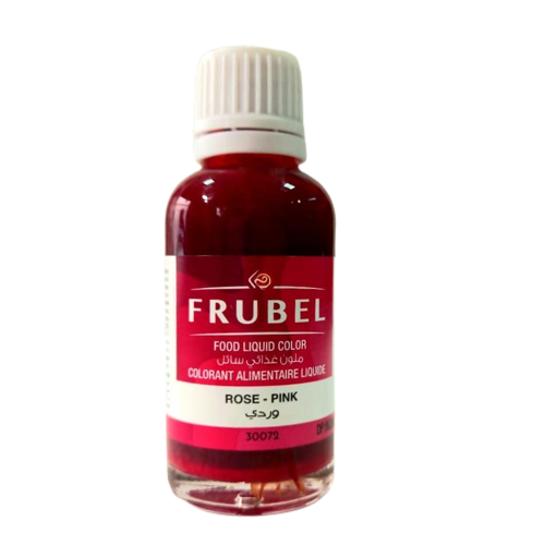 COLORANT LIQUIDE ROSE 30CC FRUBEL