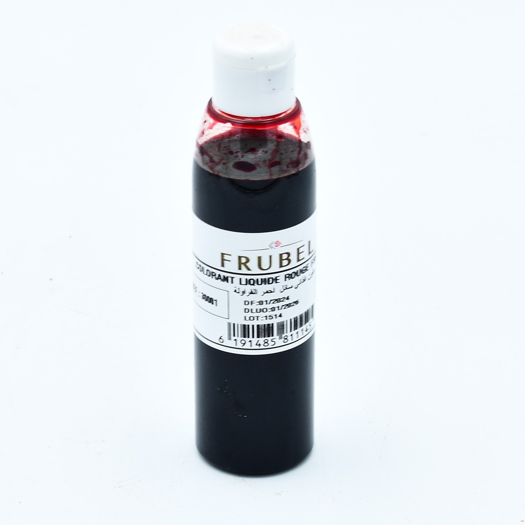 COLORANT LIQUIDE ROUGE FRAISE FRUBEL 150ml