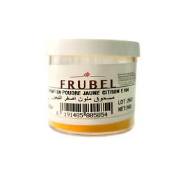 [30336-20GR] COLORANT POUDRE JAUNE CITRON 20GR FRUBEL