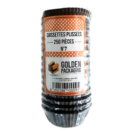 [CPM-7] CAISSETTE PLISSE MARRON N 7 X 250P
